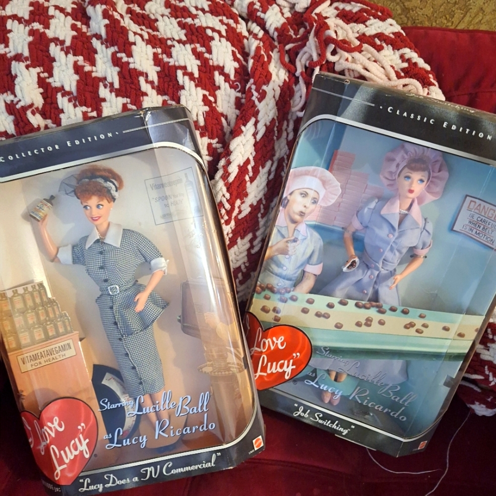 I Love Lucy collectible Barbies